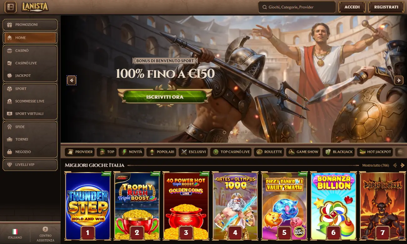 Cosa convince e cosa no in Lanista Casino analisi dei principali aspetti Cosa convince e cosa no in Lanista Casino